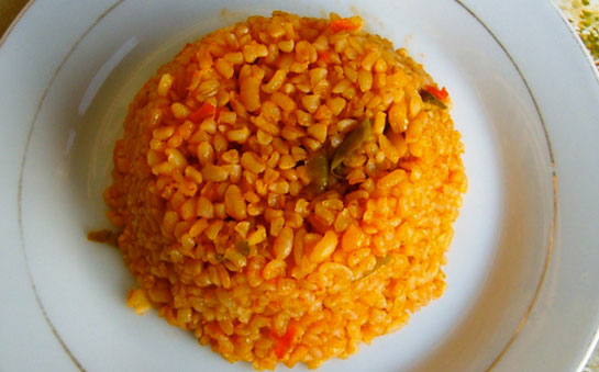 Domatesli Bulgur Pilav