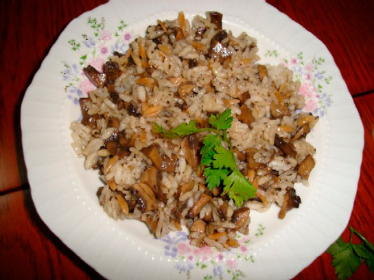 Mantarlı Pilav Tarifi ve Malzemeleri