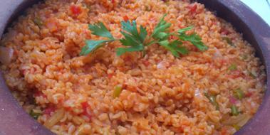 Güveçte Bulgur Pilavı